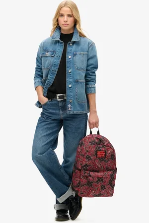 Superdry Printed Montana Backpack Vintage Paisley Black