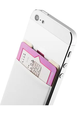 Merkloos Zelfklevende Pasjeshouder - - Mobiele Telefoon - RFID protectie - Kaarthouder