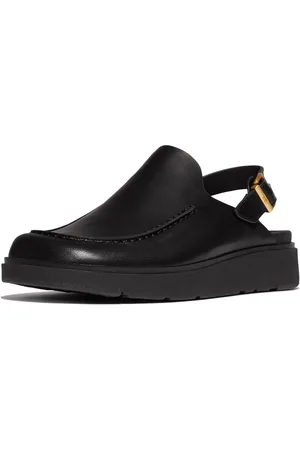 FitFlop Gen-FF Leather Back-Strap Moc Mules