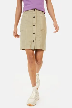 Camel Active Rok van een linnenmix