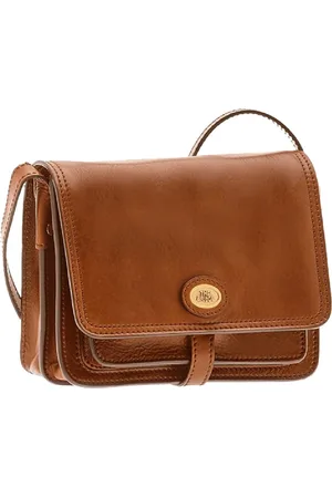 The Bridge Leren Schoudertas Story Donna Crossover Bag Bruine