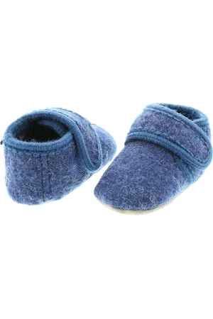CeLaVi Kinder / Baby Schuhe Baby Wool Slippers Blue Melange-19/20