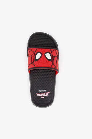 SPIDERMAN Jongens badslippers rood