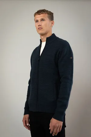 No Excess Driekleurig Rib-jacquard Vest: Modern Ontwerp en Comfort
