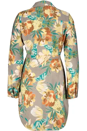 DIDI Dames Tunic Jolie Taupe Rising sun print maat 46