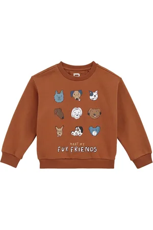 WE Fashion Jongens sweater met opdruk