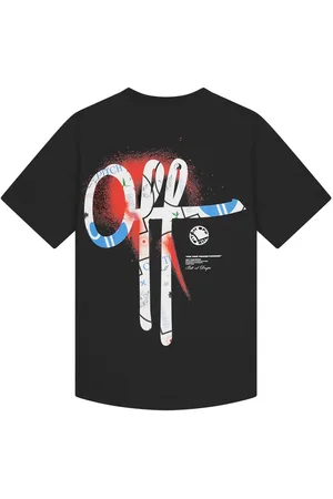 OFF THE PITCH Ornament slim fit tee