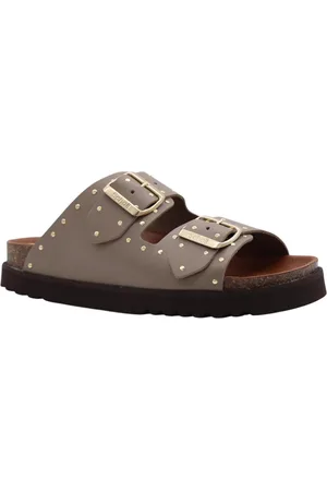 Scholl Slipper Women Beatriz Taupe-Schoenmaat 41
