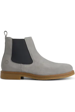 Travelin Ealing - Heren laars - 100% leer - Chelsea boots - Grijs
