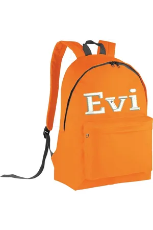 Merkloos Schooltas met naam | geborduurd | 16 verschillende kleuren | gepersonaliseerd