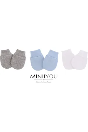 MINIIYOU 3 paar - Newborn Baby Krabwantjes - anti krabwantjes