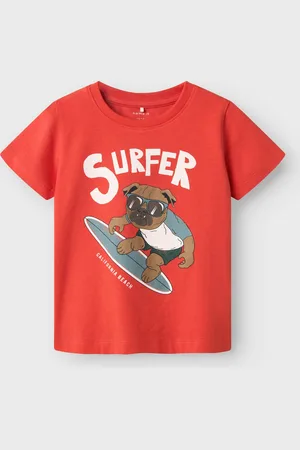 NAME IT NMMFROLLE SS TOP BOX - Jongens - T-shirts