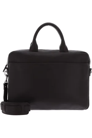 Picard Leren Business tas Schoudertas met laptopvak Milano Business Bag Donkerbruin