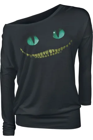 ALICE In Wonderland Cheshire Cat - Smile Shirt met lange mouwen XXL Dames