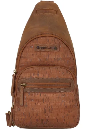 Greenland Nature Leren Schoudertas 37 cm