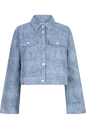 lofty manner Jas Jacket Liona Qc47 415 Denim Blue Dames