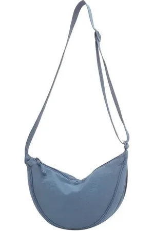 Bag Base Crossbody bag - - blue - populaire crossbodybag - Rivers-sieraden - thailand - tas - dames - heren - unisex - Crossbody Bag voor dames en heren - halve maan tas