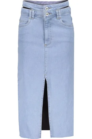 Frankie & Liberty Zomer jeans rok meisjes - licht blauw - Midi
