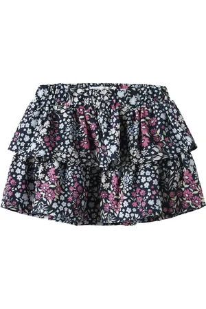 NAME IT Mini meisjes rok VINAYA Carmine Rose CUTE FLOWERS