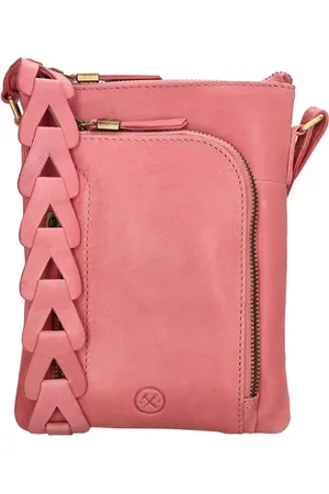 Hide & Stitches Daydreamer Crossbody Schoudertasje - Schoudertas - Trendy Hengsel - Telefoon Portemonnee Tasje - - 100% Leer