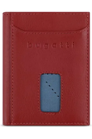 Bugatti Secure Slim Portemonnee RFID-bescherming Leer 8 cm