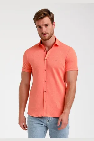 Gabbiano Heren Overhemd - 335532 - 4002 Light Coral