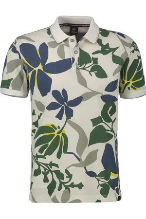 Lerros Heren Polo - 25432311 - 103 Broken White