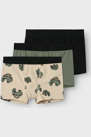 NAME IT Kinder Boxershorts Jongens NKMBOXER Monster Trucks 3-Pack