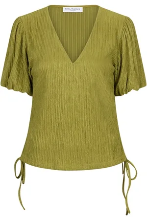 lofty manner T-shirt Top Celia Qc12 450 Green Dames