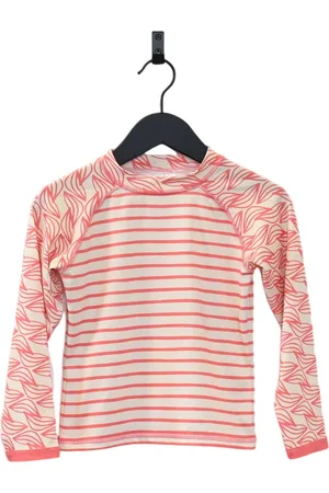 Ducksday UV-Zwemshirt voor kinderen - UV-werend UPF50+ - Rashguard met lange mouwen - unisex - Ondo - maat 2 jaar