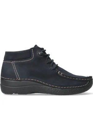 Wolky Hoge veterschoenen Seamy Moc