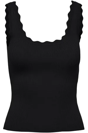 JDY NANNA S/L SCALLOP EDGE TOP KNT NOOS Dames Trui