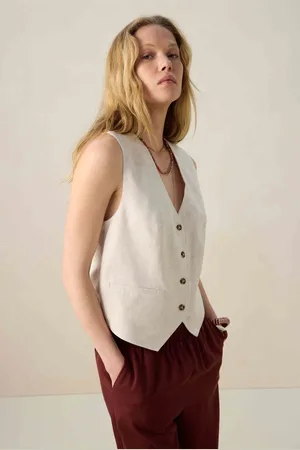 Sissy-Boy Linnen gilet