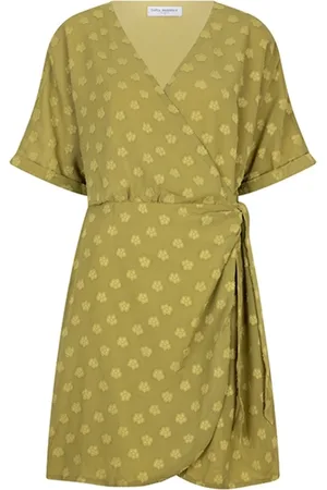 lofty manner Jurk Dress Gulia Qc21 1 450 Green Dames