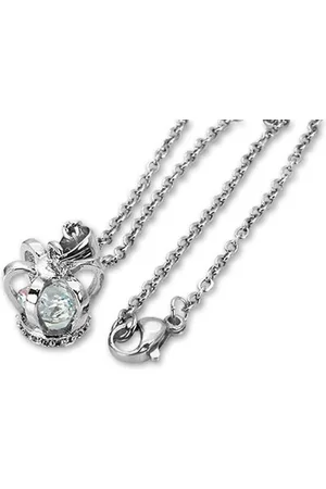 Amanto Ketting Dano - 316L Staal - Kroon - 13x11mm - 50cm