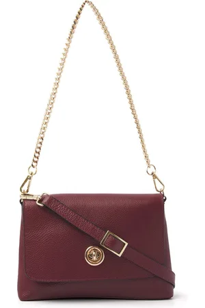 dR Amsterdam Schoudertas | Schoudertas dames | Crossbody tas dames | Handtassen dames | Leren schoudertas | Mint - 1103642 Cabernet