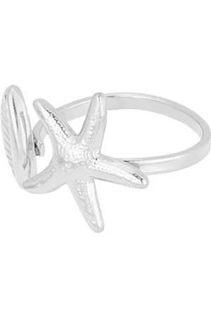Yehwang Summer vibe ring - schelpen ring - - one size - Ringen dames - Stainless steels - verstelbare ring - Sieraden voor vrouwen - Cadeau voor vrouwen