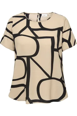 ONLY CARVICA LIFE SS TOP WVN NOOS - Dames - Blouses