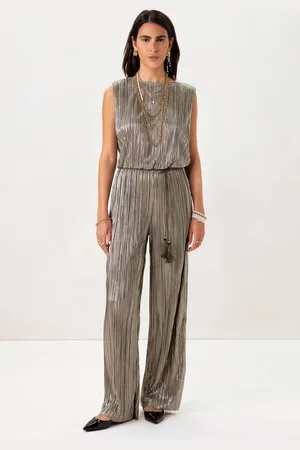 Sissy-Boy Lichtgroene plissé jumpsuit