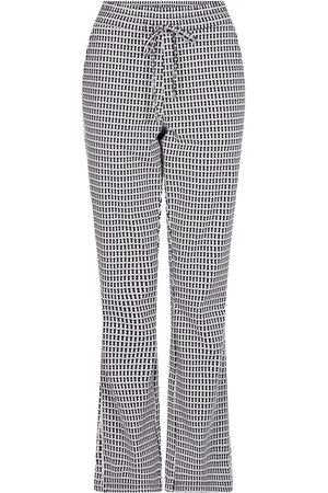 ZOSO Broek Maggie Travel Pants 251 0008-0005 Navy/off White Dames