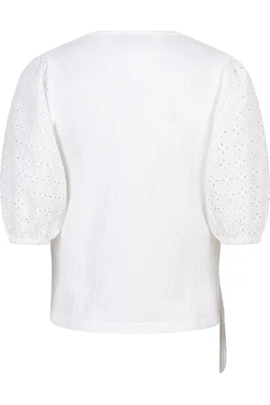 lofty manner T-shirt Top Nicola Qc08 100 White Dames
