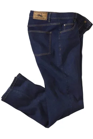 Atlas For Men Donkerblauwe stretchjeans - Heren - Verkrijgbaar in grote maten - W38
