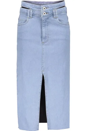Frankie & Liberty Zomer jeans rok meisjes - licht blauw - Midi