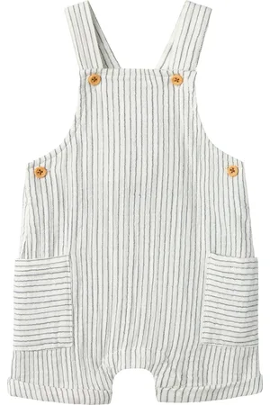 NAME IT Baby jongens salopette FEDANNE Navy Blazer CLOUD DANCER Relaxed Fit