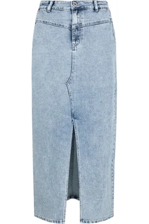 Fluresk Rok Yeslin Skirt 25vnf02 902 Denim Light Blue Dames