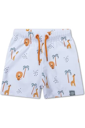 Swim Essentials | Meerkleurige Dieren UV Zwemboxer Jongens