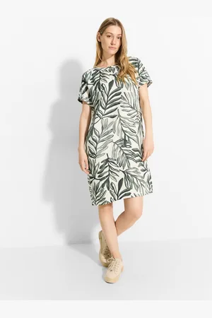 CECIL Linnen print jurk Dames Jurk -