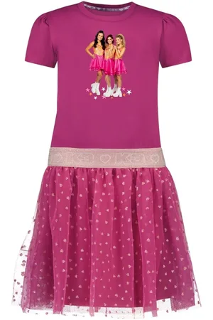 B.Nosy B.Nosy zomer jurk meisjes - K3 - fuchsia - Dya
