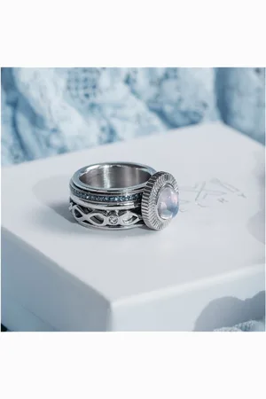 Ixxxi Jewelry-Dahlia Divine-Zilverkleurig-Dames Ring