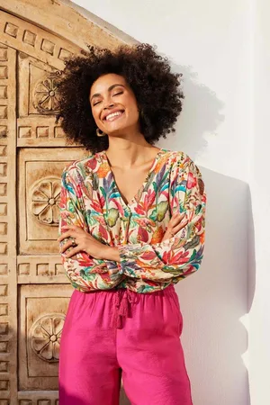 DIDI Dames Blouse Lila Amazing print maat 34